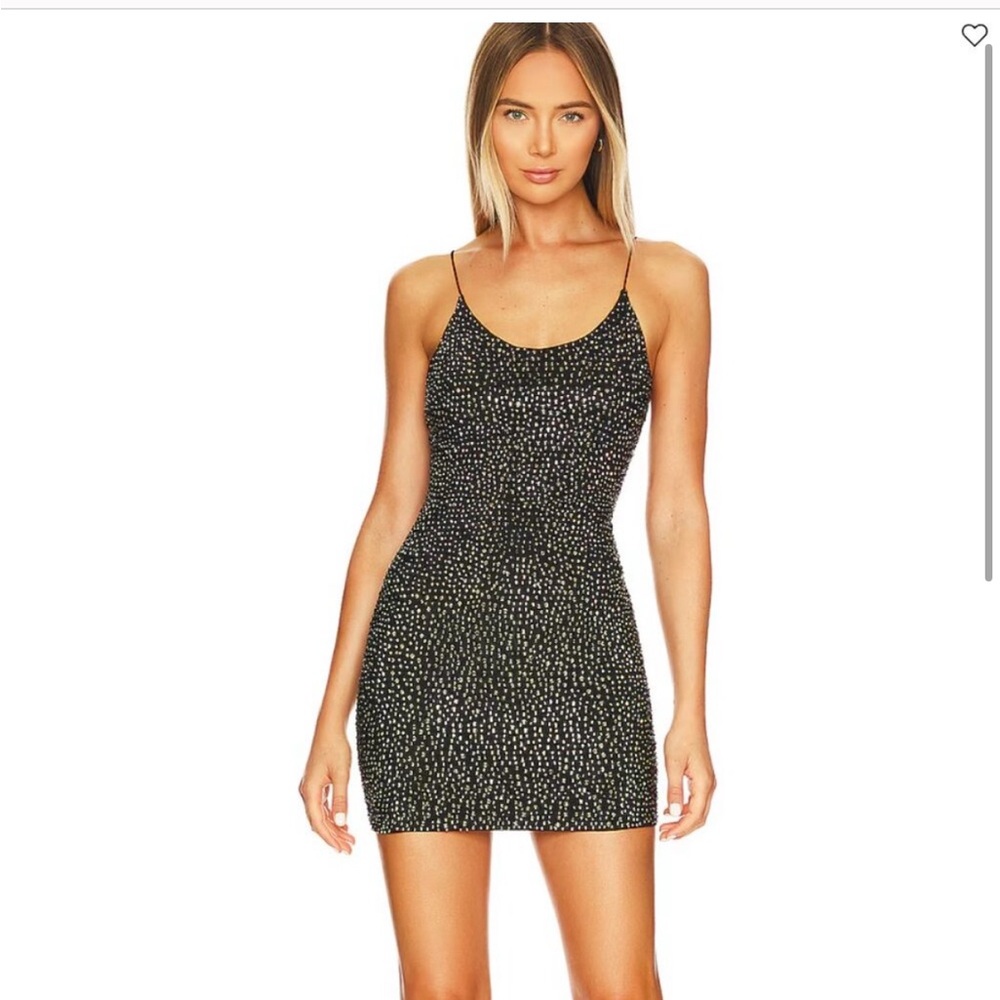 Alice and Olivia Nelle mini studded dress size 4